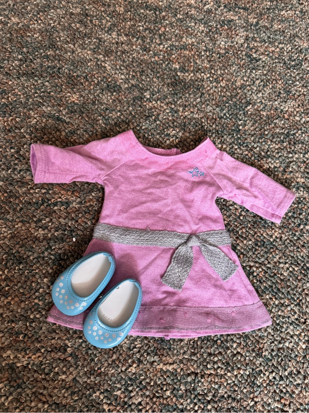 American Girl Truly Me Lilac Dress and Shoes - 2015 Retired